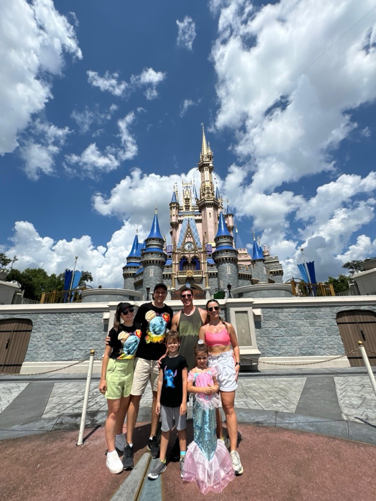 Família atendida pela EasyGoing em Orlando