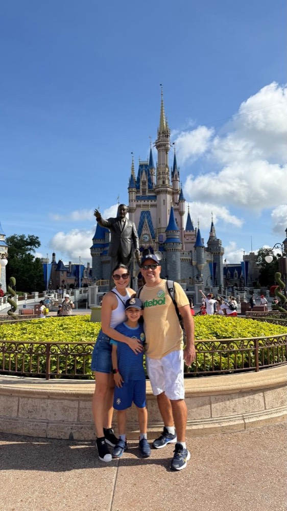 Família atendida pela EasyGoing em Orlando