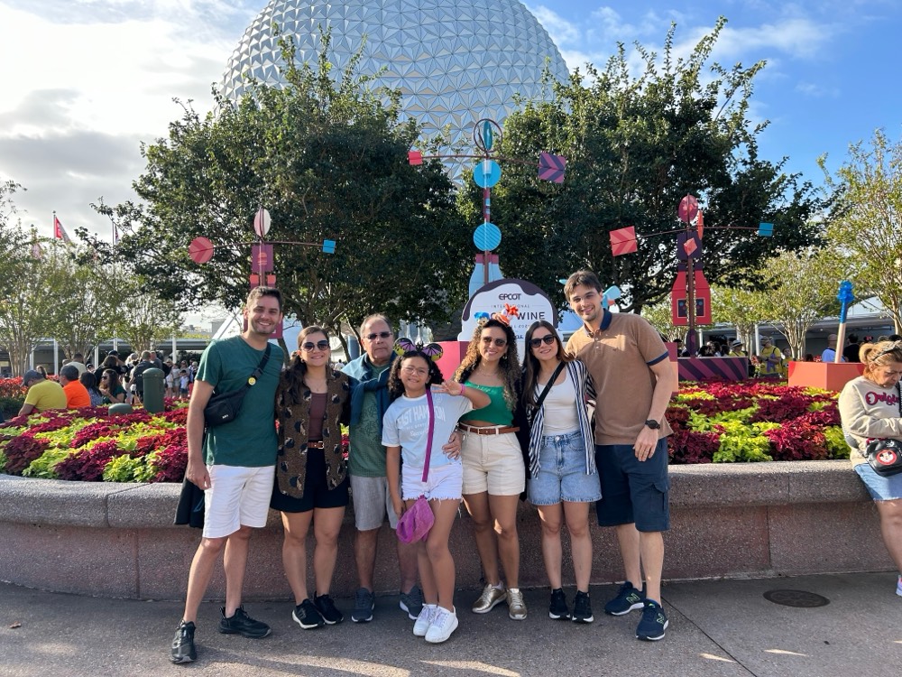 Família atendida pela EasyGoing em Orlando